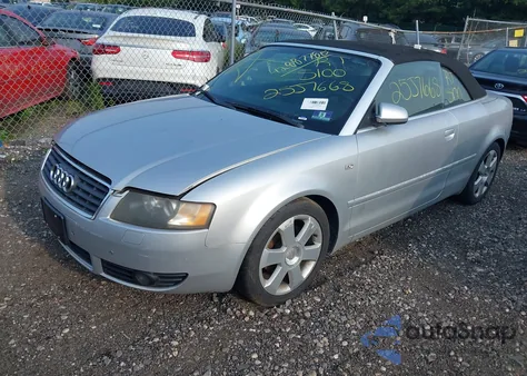 2006 Audi A4 1.8T из США, поврежденный, VIN WAUAC48H96K010100
